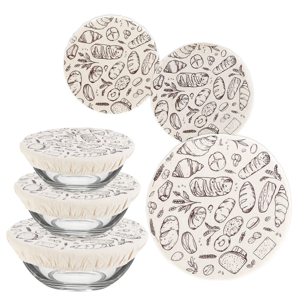 Sourdough Bowl Cover – 3pcs Elastic Bread Proofing Cover